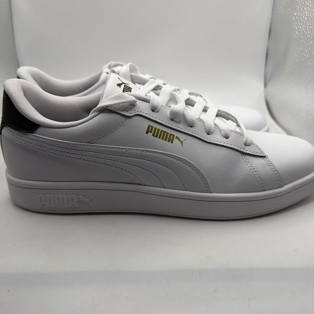 Puma Ace Court Sneakers White&Green Men's SoftFoam+ Size 11 - Picture 10 of 11